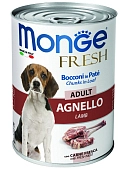 Monge Dog Fresh Chunks in Loaf консервы для собак (мясной рулет)