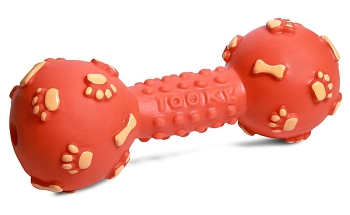 Triol 140 игрушка "Гантель с лапками" для собак