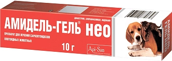 Api-San Амидель-гель Нео для лечения демодекоза, нотоэдроза, саркоптоза