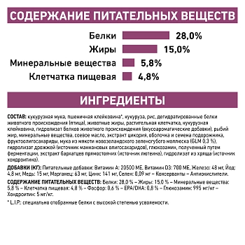 Royal Canin Mobility корм для кошек при заболеваниях опорно-двигательного аппарата