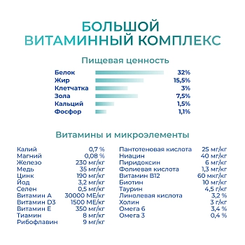 Jarvi сухой монопротеиновый полнорационный корм для котят