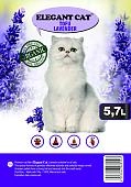 Elegant Cat наполнитель растительный комкующийся Tofu Purple Lavander