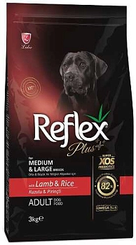 Reflex Plus Medium & Large Adult сухой корм для взрослых собак средних и крупных пород