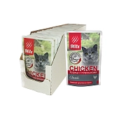 Blitz Adult пауч для взрослых кошек (кусочки в соусе)