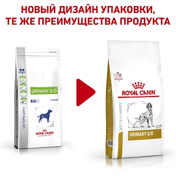 Royal Canin Urinary S/O корм для собак при лечении МКБ