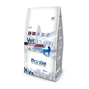 Monge Vet Solution Hepatic сухой корм для кошек при заболевании печени
