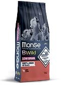 Monge Bwild Dog Low Grain Puppy & Junior низкозерновой корм из мяса оленя для щенков всех пород