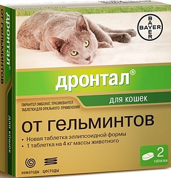 Bayer Дронтал для кошек