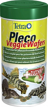 Tetra Pleco Veggie Wafers корм для питающихся на дне рыб (пластины)