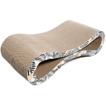 Triol Когтеточка-лежанка из гофрокартона двусторонняя "Бесконечность"