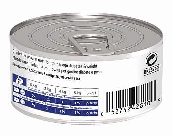 Hill's Prescription Diet m/d Diabetes/Weight Management консервы для кошек при сахарном диабете