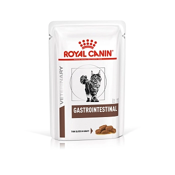 Royal Canin Gastrointestinal пауч для кошек при патологии ЖКТ (кусочки в соусе)