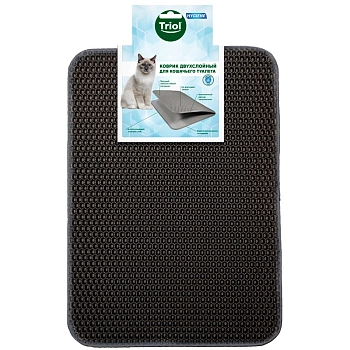 Triol Коврик для кошачьего туалета двухслойный "Соты"