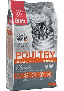 Blitz Adult Poultry для взрослых кошек