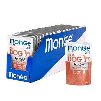 Monge Dog Grill Pouch пауч для собак (кусочки в соусе)