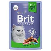 Brit Premium пауч для кошек (кусочки в желе)