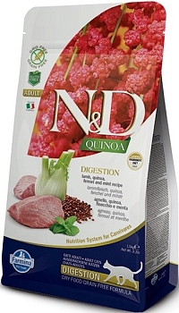 Farmina N&D Cat Quinoa Digestion корм для кошек с чувствительным пищеварением