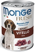 Monge Dog Fresh Chunks in Loaf консервы для собак (мясной рулет)