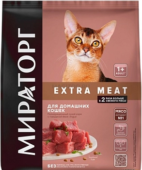 Winner Extra Meat сухой корм для взрослых кошек