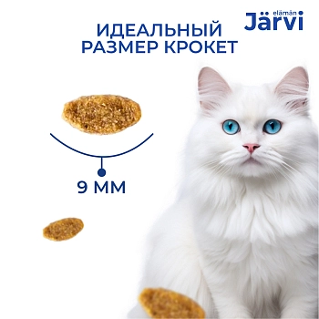 Jarvi сухой полнорационный корм для взрослых кошек с чувствительным пищеварением