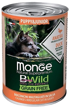 Monge Bwild Dog Grainfree Puppy&Junior консервы для щенков
