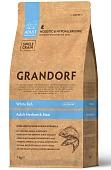 Grandorf White Fish корм для взрослых собак средних и крупных пород