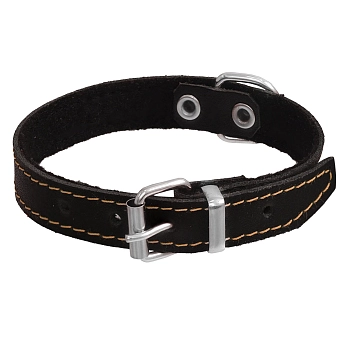 Dono Della ошейник кожаный на фетре