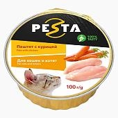 Pesta ламистер для кошек и котят паштет с курицей