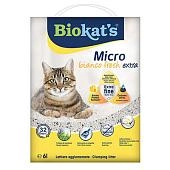 BIOKATS Bianco Extra наполнитель минеральный комкующийся