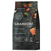 Grandorf FRESH Cat Adult Sterilized Salmon корм для взрослых кошек
