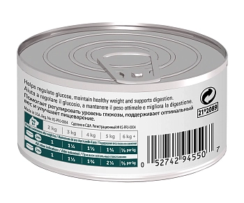 Hill's Prescription Diet w/d Digestive/Weight Management консервы для кошек при сахарном диабете