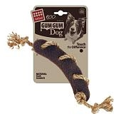 GiGwi игрушка для собак сосиска с веревкой