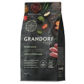 Grandorf FRESH Cat Adult Sterilized Duck корм для взрослых кошек