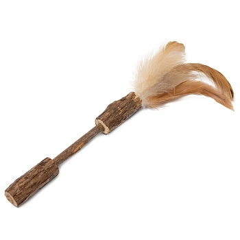 Triol игрушка Natural "Палочка с перьями" для кошек