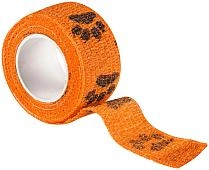 VETЗАБОТА бинт оранжевый с лапками