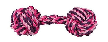 Trixie Denta Fun Rope Dumbbell игрушка для собак гантеля веровочная