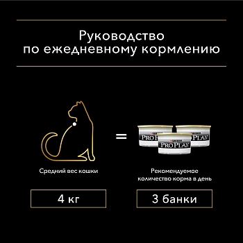 Pro Plan Light консервы для кошек с лишним весом (кусочки в соусе)