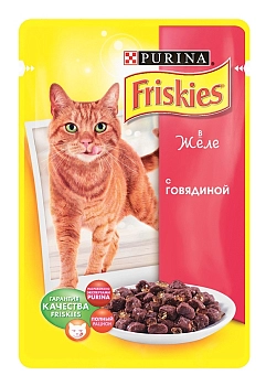 Friskies Adult пауч для кошек (кусочки в желе)