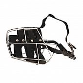 Гамма намордник металлический "Овчарка-сука" с кожаным вкладышем