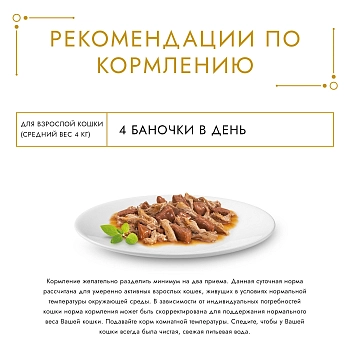 Gourmet Gold консервы для кошек (кусочки в подливке)