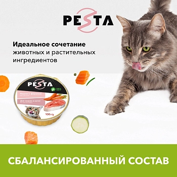 Pesta ламистер для кошек и котят паштет с форелью