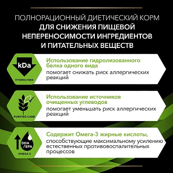 Pro Plan Veterinary Diets HA Hypoallergenic корм для собак профилактика аллергии