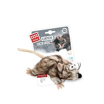 GiGwi игрушка мышка с кошачьей мятой