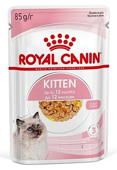 Royal Canin Kitten Instinctive пауч для котят (кусочки в желе)