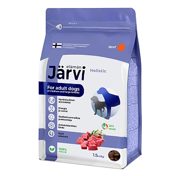 Jarvi сухой полнорационный корм для взрослых собак средних и крупных пород