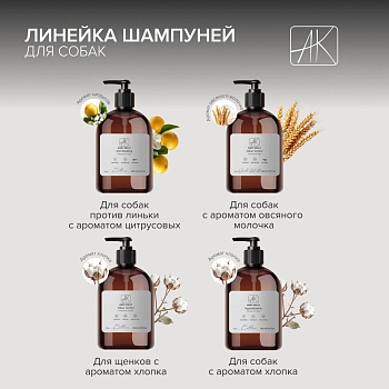 Anny Kelly шампунь с ароматом лаванды и контролем запаха для собак