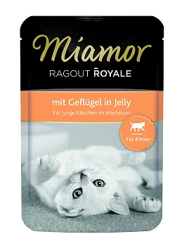 Miamor Ragout Royale Kitten пауч для котят (кусочки в желе)