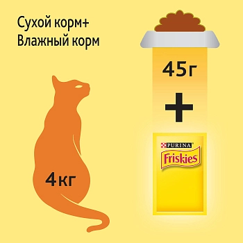 Friskies Sterilised корм для кастрированных котов и стерилизованных кошек