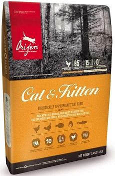 Orijen Cat & Kitten корм для котят и кошек