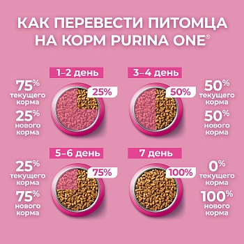 Purina One корм для котят